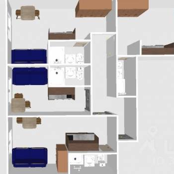 Продается 3-х комнатная квартира, 55,6 м²