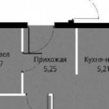 Продается 2-х комнатная квартира, 39 м²