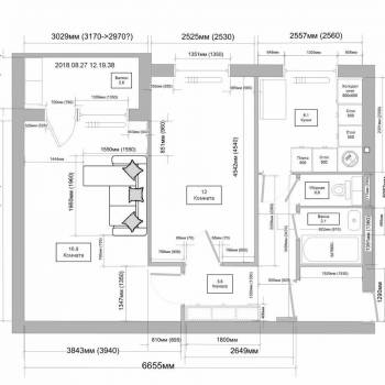Сдается 2-х комнатная квартира, 44 м²