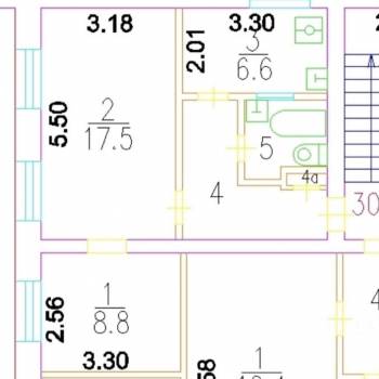Продается 2-х комнатная квартира, 43,8 м²