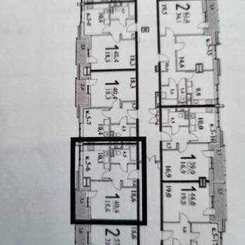 Продается 1-комнатная квартира, 42 м²