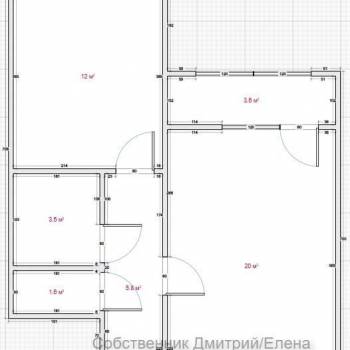 Продается 1-комнатная квартира, 47,4 м²