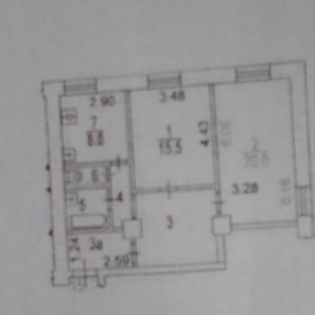 Продается 2-х комнатная квартира, 65,8 м²
