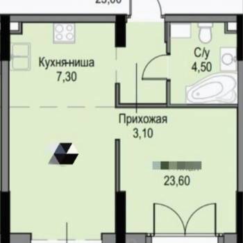 Сдается 2-х комнатная квартира, 38 м²