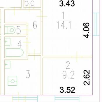 Продается 2-х комнатная квартира, 38,6 м²