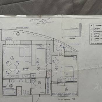 Сдается 2-х комнатная квартира, 70,5 м²