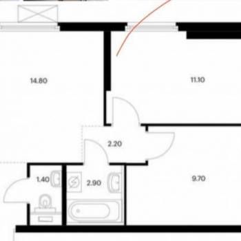Сдается Многокомнатная квартира, 47 м²