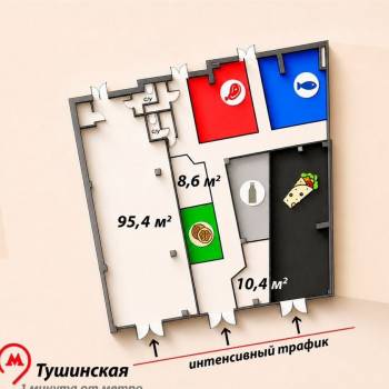 Сдается Нежилое помещение, 100 м²