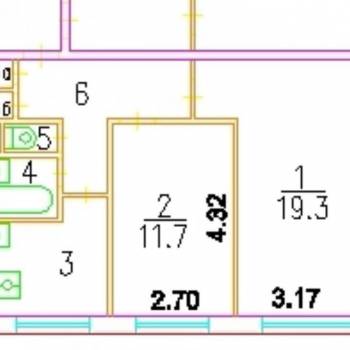 Продается 2-х комнатная квартира, 47,1 м²