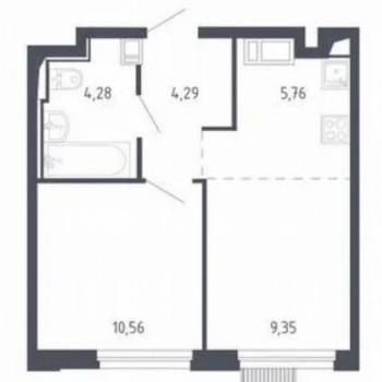 Сдается 2-х комнатная квартира, 34 м²