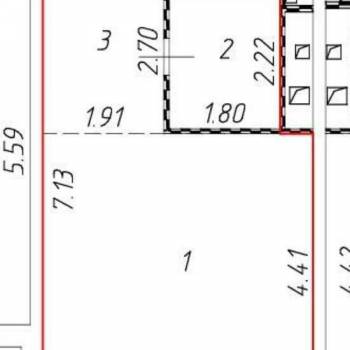 Продается 1-комнатная квартира, 29 м²