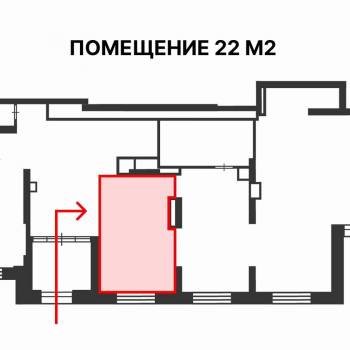 Сдается Нежилое помещение, 22 м²