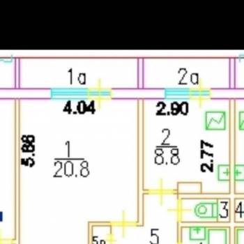 Продается 1-комнатная квартира, 39,3 м²