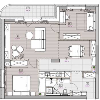 Продается 3-х комнатная квартира, 78,3 м²