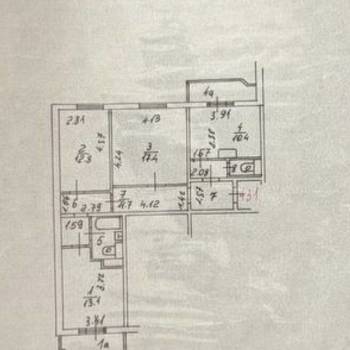 Продается 3-х комнатная квартира, 75,7 м²