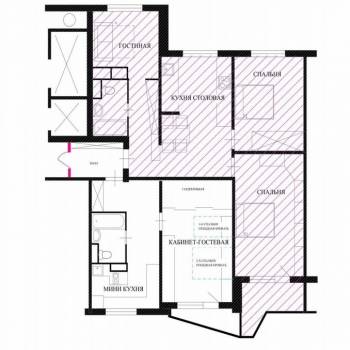 Сдается Многокомнатная квартира, 76 м²