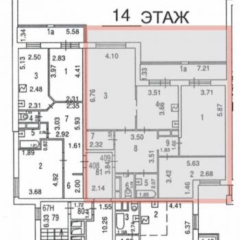Продается 3-х комнатная квартира, 103 м²