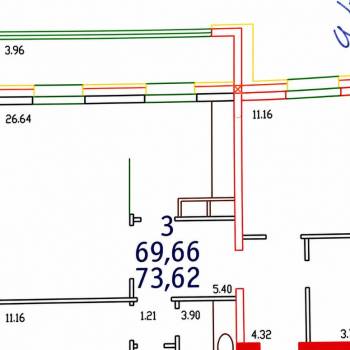 Продается 3-х комнатная квартира, 73,6 м²