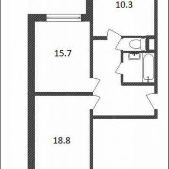 Продается 2-х комнатная квартира, 59 м²
