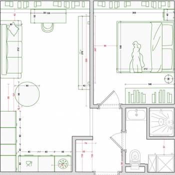Сдается 2-х комнатная квартира, 39,8 м²