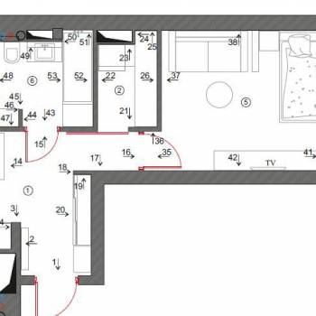 Сдается 2-х комнатная квартира, 57,5 м²