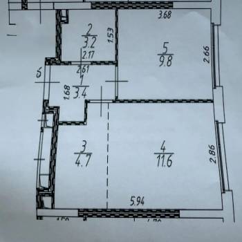 Продается 1-комнатная квартира, 33 м²