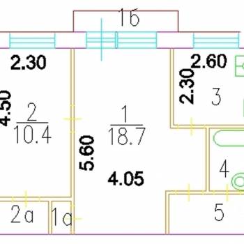Продается 2-х комнатная квартира, 44,9 м²