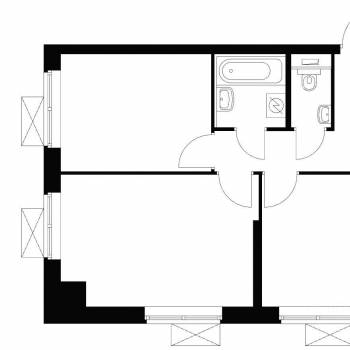 Сдается 2-х комнатная квартира, 48 м²