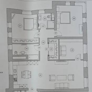 Сдается Многокомнатная квартира, 133 м²