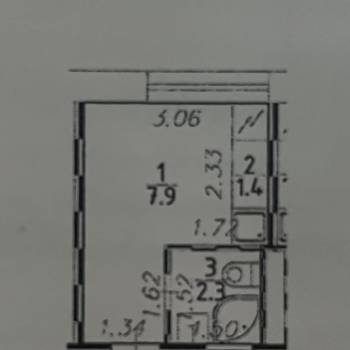 Продается 1-комнатная квартира, 11,7 м²