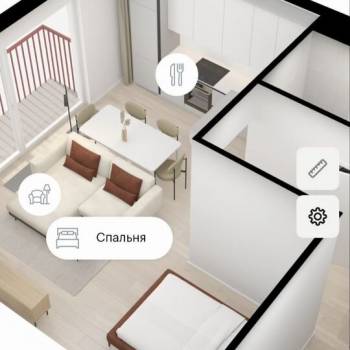 Продается 1-комнатная квартира, 37 м²
