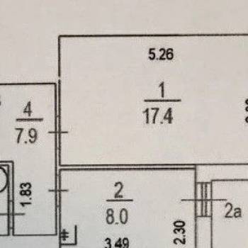 Продается 1-комнатная квартира, 36,3 м²