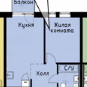 Продается 1-комнатная квартира, 36 м²