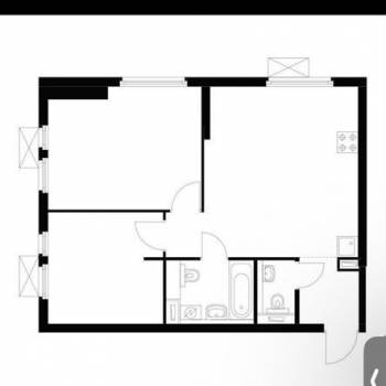 Сдается 2-х комнатная квартира, 56 м²