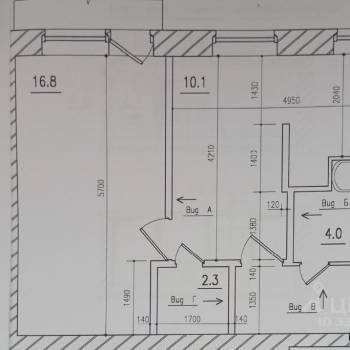 Сдается 2-х комнатная квартира, 43,4 м²
