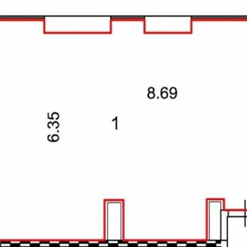 Продается 2-х комнатная квартира, 56 м²
