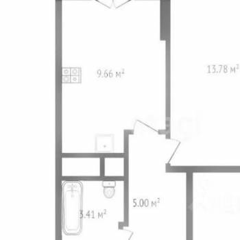 Продается 1-комнатная квартира, 30 м²