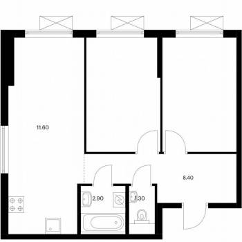 Сдается Многокомнатная квартира, 60 м²