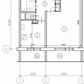 Продается 1-комнатная квартира, 45 м²
