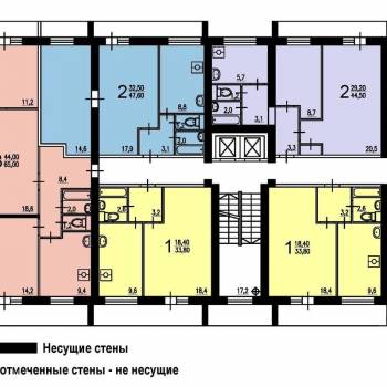 Продается 2-х комнатная квартира, 49,6 м²