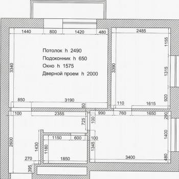 Продается 2-х комнатная квартира, 36,4 м²