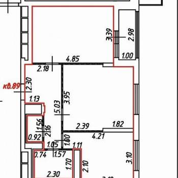 Сдается 2-х комнатная квартира, 60 м²