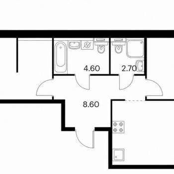 Продается 3-х комнатная квартира, 65,8 м²