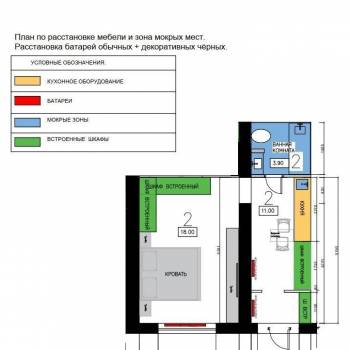 Продается 1-комнатная квартира, 32,5 м²