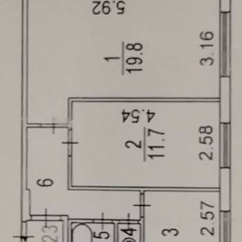 Продается 2-х комнатная квартира, 48 м²