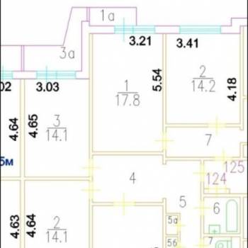 Продается 3-х комнатная квартира, 74,5 м²
