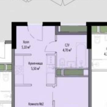 Продается 2-х комнатная квартира, 37,9 м²