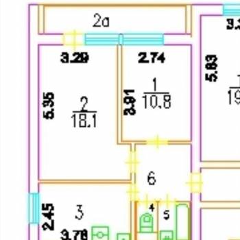 Продается 2-х комнатная квартира, 46 м²
