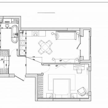 Продается 1-комнатная квартира, 58,5 м²