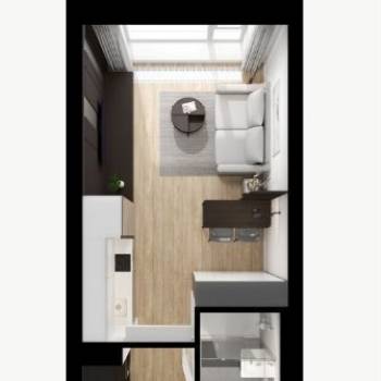 Продается 1-комнатная квартира, 20,5 м²
